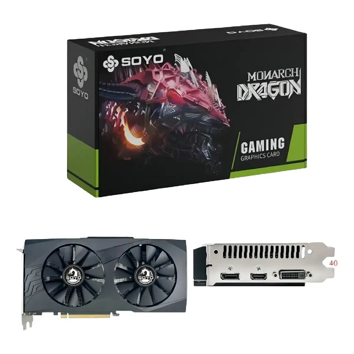 Placa de Vídeo Soyo Radeon RX 580 8GB GDDR5 2048SP Placa de Vídeo Soyo Radeon RX 580 8GB GDDR5 2048SP