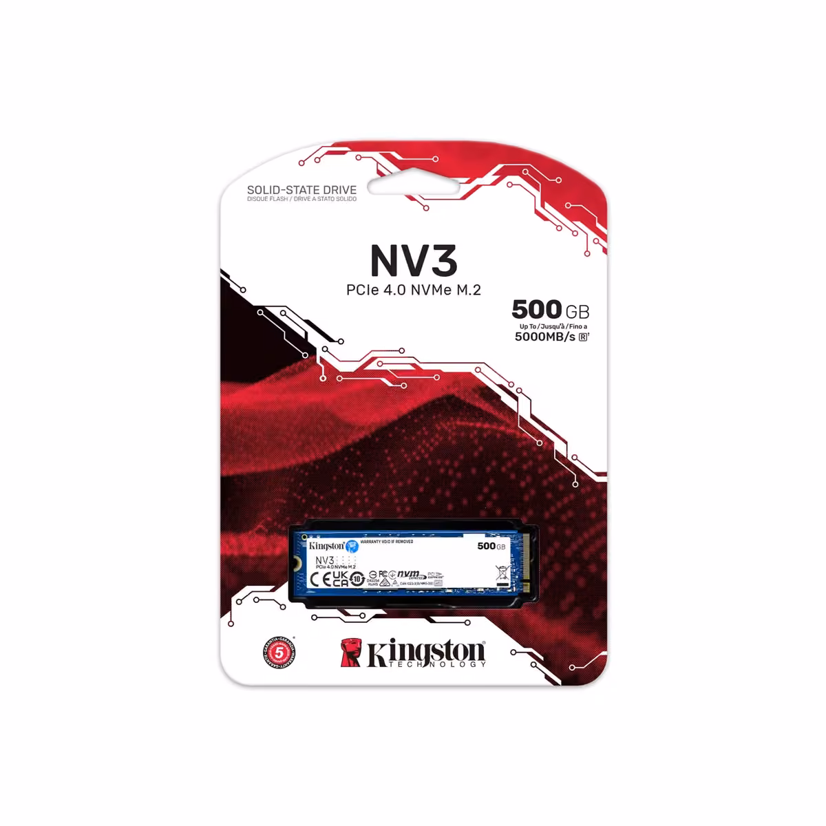 SSD Kingston NV3 500GB M2 NVMe PCIe 4.0: Ficha Técnica e Specs
