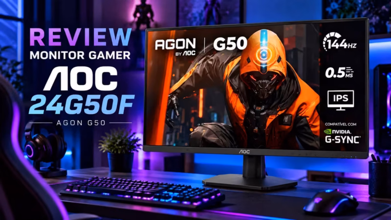 Review Monitor Gamer AOC 24G50F: Vale a Pena em 2026?